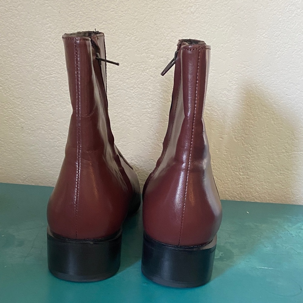 Florsheim Brown Leather Ankle Boots men’s size 11.5 - Picture 8 of 14